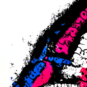 TILT 'Coke' (2015) Screen Print (white lines) - Signari Gallery 