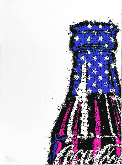 TILT 'Coke' (2015) Screen Print (white lines)