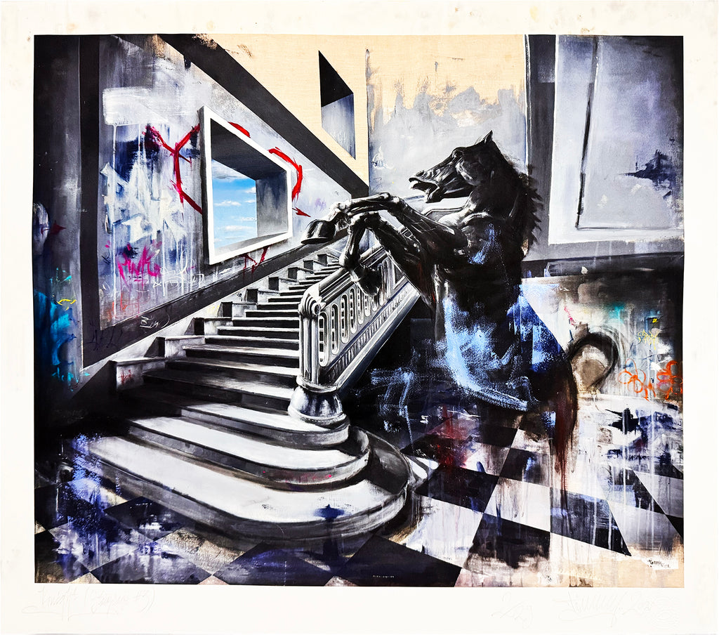 TOMMY FIENDISH 'Knight (Staircase #3)' (2008) Giclée Print*