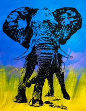 Load image into Gallery viewer, TONY AZZITO &#39;Elephant&#39; (2015) Original Pop Art on Canvas - Signari Gallery 