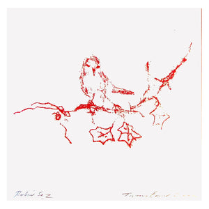 TRACEY EMIN 'Robin Sez' (2009) Original (framed) Christmas Card