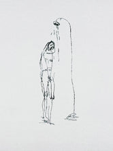 Load image into Gallery viewer, TRACY EMIN &#39;Sad Shower in New York&#39; (2022) Original (framed) Postcard