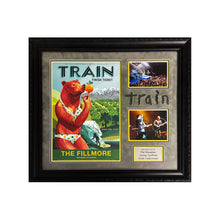 Load image into Gallery viewer, TRAIN 'Save Me, San Francisco' (2012) Custom Framed, Band-Signed Fillmore Poster