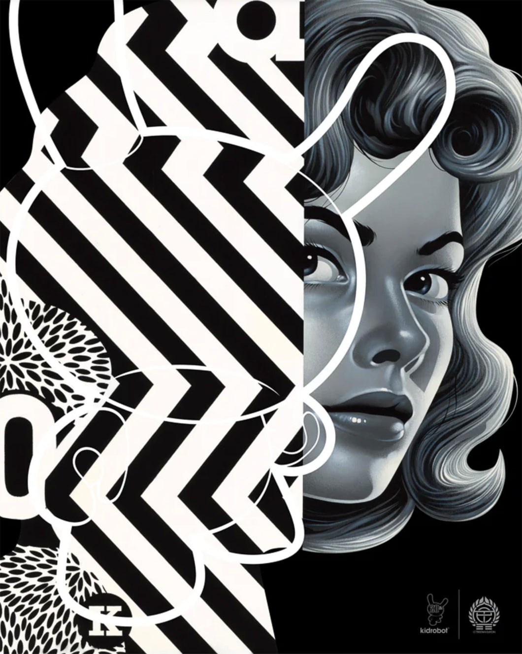 TRISTAN EATON '20 Years of Dunny' (2025) Exclusive Monochromic Lithograph - Signari Gallery 