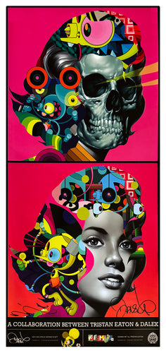 TRISTAN EATON x DALEK 'GEMMA' (2023) Hand-Signed Promotional Poster