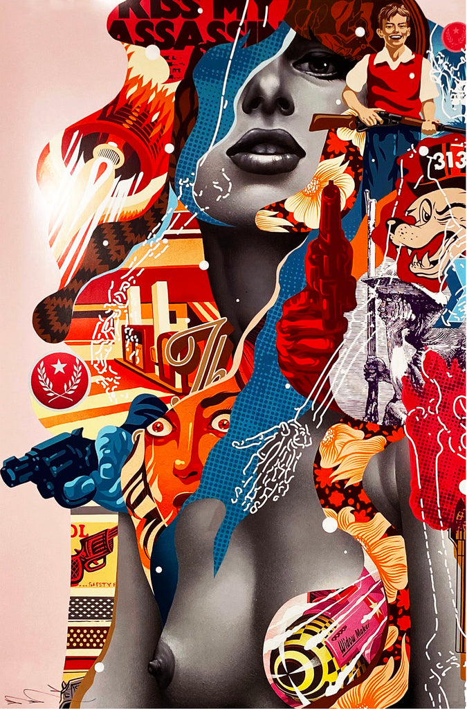 TRISTAN EATON 'Kiss My Assassin' (2019) Hand-Signed Poster