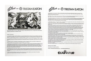 TRISTAN EATON 'Slices' (2022) Rare Full Uncut Sheet of 5 - Signari Gallery 