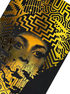 TRISTAN EATON 'Strange Future' (2019) Gold Foil Print - Signari Gallery 