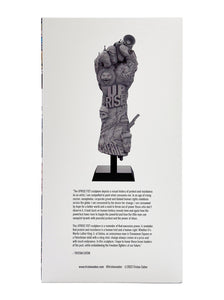 TRISTAN EATON 'Uprise Fist' (2023) Rare Vinyl Art Sculpture (black) - Signari Gallery 