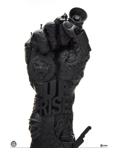 TRISTAN EATON 'Uprise Fist' (2023) Rare Vinyl Art Sculpture (black) - Signari Gallery 