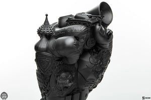 TRISTAN EATON 'Uprise Fist' (2023) Rare Vinyl Art Sculpture (black) - Signari Gallery 