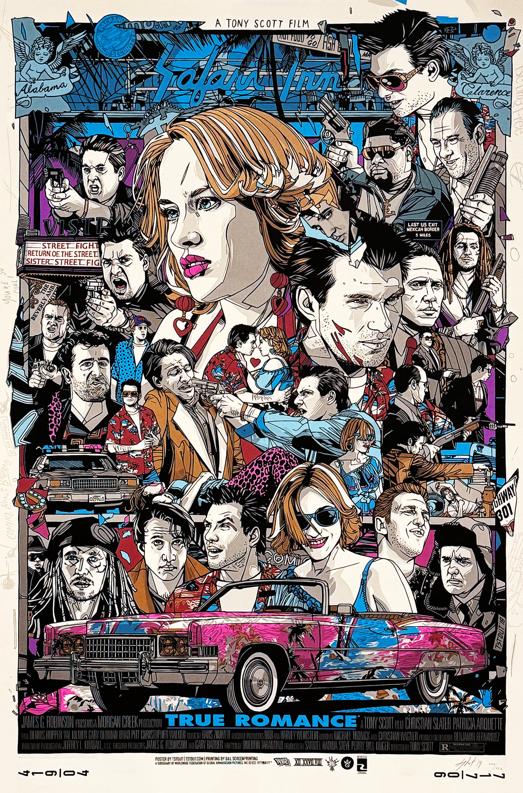 TYLER STOUT 'True Romance' (2019) Screen Print - Signari Gallery 