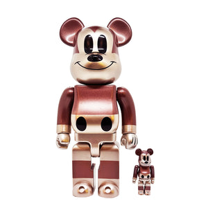 UNDEFEATED x Be@rbrick 'True Original' (2018) Designer Art Figure Set (bronze)