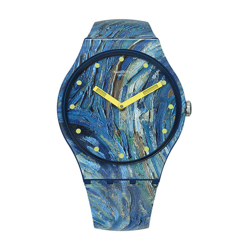 VINCENT VAN GOGH x Swatch 'Starry Night' Collectible Watch - Signari Gallery 