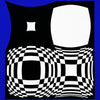 VICTOR VASARELY 'Japet' (1973) RARE Vintage Serigraph Print