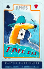 Load image into Gallery viewer, WALTER GABRIELSON &#39;Poker Faces: River Rat&#39; (2005) Rare Offset Lithograph Poster