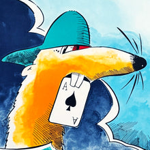 Load image into Gallery viewer, WALTER GABRIELSON &#39;Poker Faces: River Rat&#39; (2005) Rare Offset Lithograph Poster