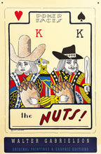 Load image into Gallery viewer, WALTER GABRIELSON &#39;Poker Faces: The Nuts!&#39; (2005) Rare Offset Lithograph Poster