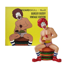 Load image into Gallery viewer, WIZARD SKULL x Hunt Tokyo 'Burger Buddy' (2026) Limited Edition Designer Art Figure