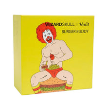 Load image into Gallery viewer, WIZARD SKULL x Hunt Tokyo 'Burger Buddy' (2023) Limited Edition Designer Art Figure (vintage) - Signari Gallery 