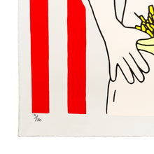 Load image into Gallery viewer, WIZARD SKULL 'Sexy Ronald' (2024) 6-Color Screen Print (rainbow) - Signari Gallery 