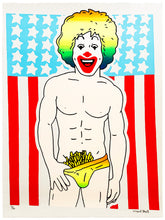 Load image into Gallery viewer, WIZARD SKULL 'Sexy Ronald' (2024) 6-Color Screen Print (rainbow) - Signari Gallery 