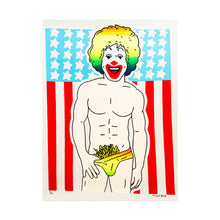Load image into Gallery viewer, WIZARD SKULL 'Sexy Ronald' (2024) 6-Color Screen Print (rainbow) - Signari Gallery 