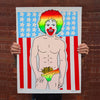 WIZARD SKULL 'Sexy Ronald' (2024) 6-Color Screen Print (rainbow) - Signari Gallery 