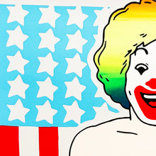 Load image into Gallery viewer, WIZARD SKULL 'Sexy Ronald' (2024) 6-Color Screen Print (rainbow) - Signari Gallery 