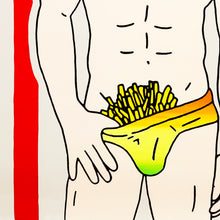 Load image into Gallery viewer, WIZARD SKULL 'Sexy Ronald' (2024) 6-Color Screen Print (rainbow) - Signari Gallery 