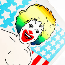 Load image into Gallery viewer, WIZARD SKULL 'Sexy Ronald' (2024) 6-Color Screen Print (rainbow) - Signari Gallery 