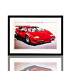 WOLFGANG KUZEL 'Lamborghini Countach' (1982) Custom Framed Lithograph* - Signari Gallery 