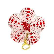 Load image into Gallery viewer, YAYOI KUSAMA 'Soft Sculpture Pumpkin' (2022) Collectible Plush Keychain (red)
