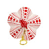 YAYOI KUSAMA 'Soft Sculpture Pumpkin' (2022) Collectible Plush Keychain (red)