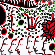 Load image into Gallery viewer, YAYOI KUSAMA &#39;Women Wait for Love...&#39; (2018) Bone China Dinner Plate