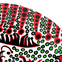 Load image into Gallery viewer, YAYOI KUSAMA &#39;Women Wait for Love...&#39; (2018) Bone China Dinner Plate