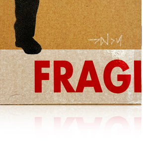 ZEDSY 'Fragile' (2024) Hand-Painted Multiple on Cardboard