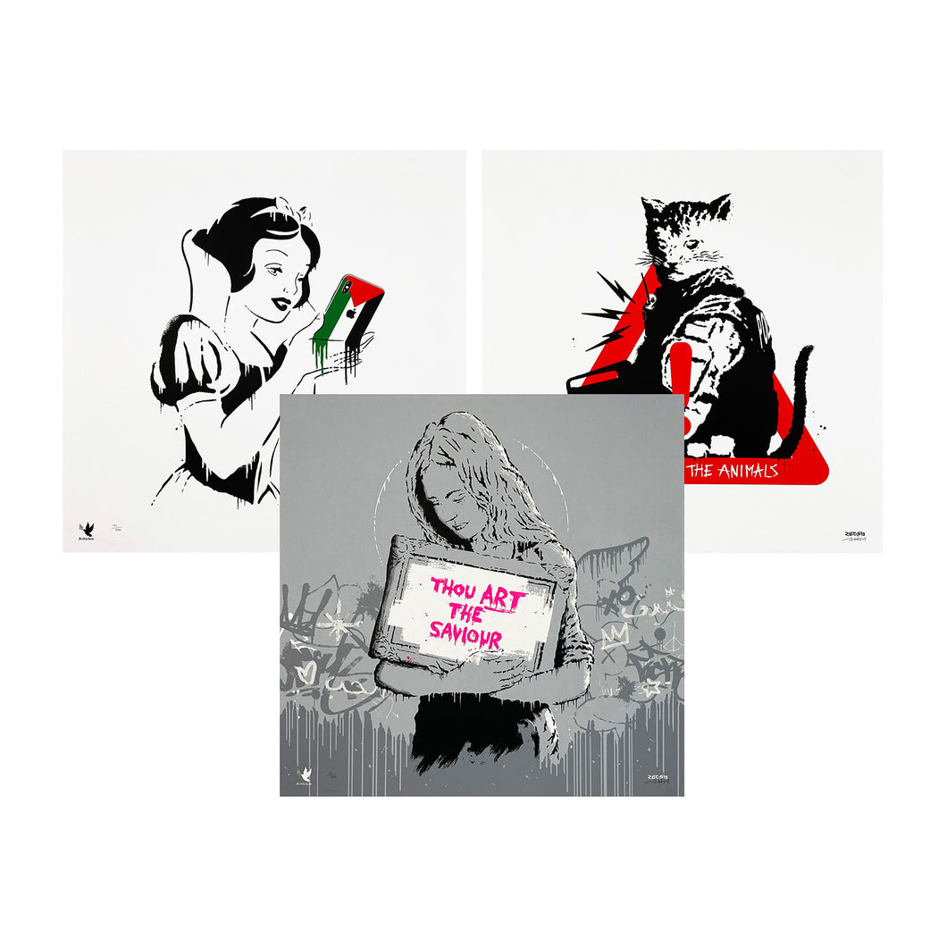 ZEDSY 'Bethlehem' (2017) Rare 3-Print (Dismaland) SET (AP)