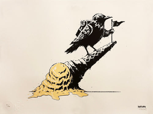 ZEDSY 'Melting Point' (2025) Screen Print (Tropical) - Signari Gallery 