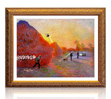 Load image into Gallery viewer, ZEDSY &#39;Needle in a Haystack&#39; (2022) Rare Custom Framed AP Screen Print