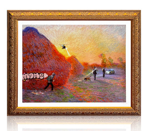 ZEDSY 'Needle in a Haystack' (2022) Rare Custom Framed AP Screen Print