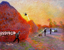 Load image into Gallery viewer, ZEDSY &#39;Needle in a Haystack&#39; (2022) Rare Custom Framed AP Screen Print