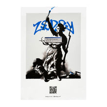 Load image into Gallery viewer, ZEDSY &#39;Zedsy in Paris&#39; (2022) Original (framed) Promotional Mini-Print