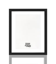 Load image into Gallery viewer, ZEDSY &#39;Zedsy in Paris&#39; (2022) Original (framed) Promotional Mini-Print