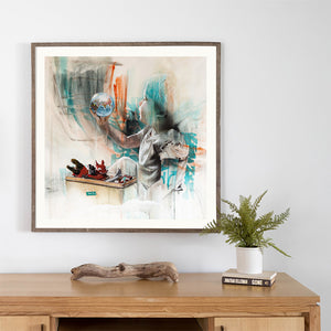 AKUT 'Childhood Treasures' 9-color Giclée Print