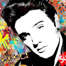 Load image into Gallery viewer, AGENT X &#39;Elvis: Suspicious Conversation&#39; Giclêe Print - Signari Gallery 