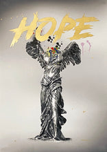 Load image into Gallery viewer, ALESSIO B &#39;Hope&#39; (silver) Hand-Finished Screen Print (AP)