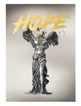 Load image into Gallery viewer, ALESSIO B &#39;Hope&#39; (silver) Hand-Finished Screen Print (AP) - Signari Gallery 