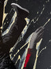 ALIAS 'Icarus' (black) Hand-Painted Stencil on Paper