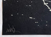 ALIAS 'Icarus' (black) Hand-Painted Stencil on Paper